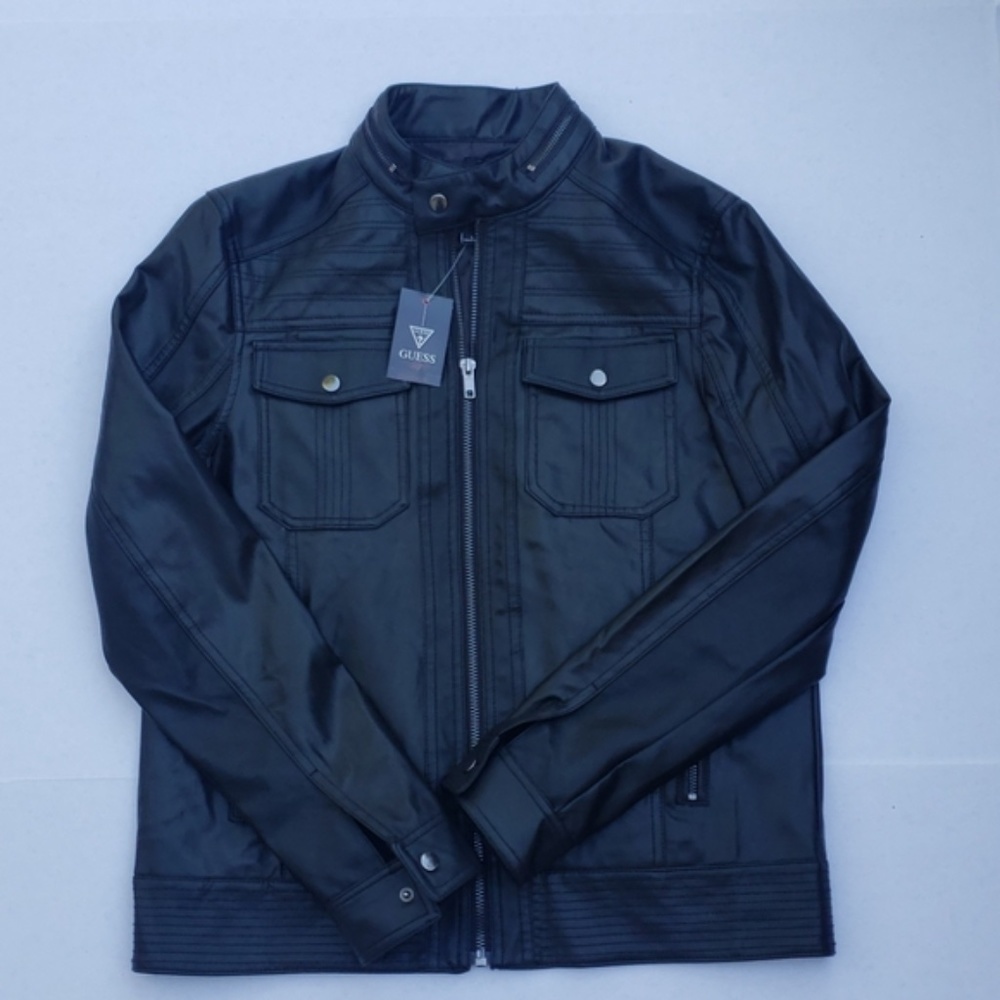 New G B Y GUESS Black Jacket SZ S
